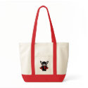 Cute Vampire Bat Totes bags