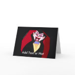 Cute Vampire Greeting Card