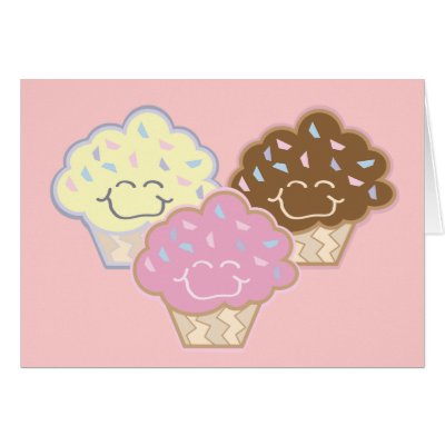 Express your sweet tooth with this cute cupcake design