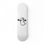 Cute Vector Snowman - Colour skateboards