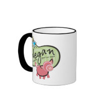 Cute Vegan Message Mug