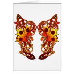 cute vine butterfly wing of love greeting cards
