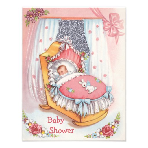 cute_vintage_baby_girl_in_crib_pink_baby_shower_invitation-rf3a013e6705741be91d20a17993c0840_imtqg_8byvr_512 Bird Decorations For Baby Shower