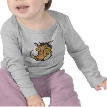 Cute Warthog Cartoon Shirt