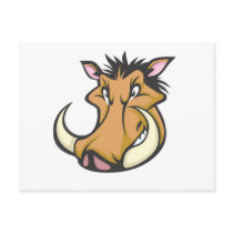 Cute Warthog Cartoon Shirt