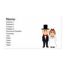 Cute Wedding Couple business cards