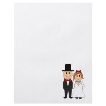 Cute Wedding Couple flyers