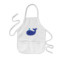 Cute Whale Apron