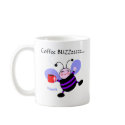 Cute Whimsical Bee Coffee Lover's Coffee Mug