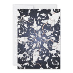 Cute White Mice. In Deep Space. Custom invitations