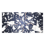 Cute White Mice. In Deep Space. Custom photo cards