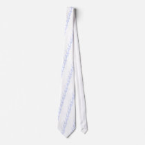 Cute winking cat. Blue. Neckwear