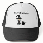 Cute Witch, Spider & Cat Halloween Cap hats