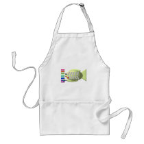 Cute X-ray fish playing the xylophone Aprons