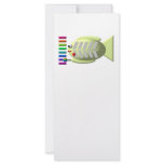 Cute X-ray fish playing the xylophone rack cards