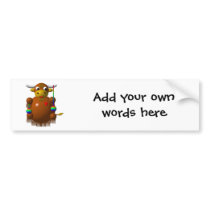 Cute yak with yo-yos
