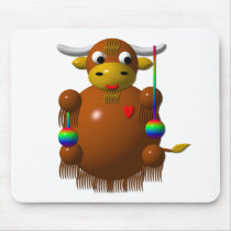 Cute yak with yo-yos