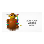 Cute yak with yo-yos photo cards