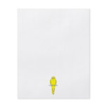 Cute Yellow Bird. Budgie. Canary. Custom flyers