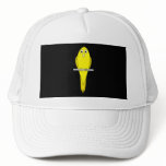Cute Yellow Bird. Budgie. Canary. Custom hats