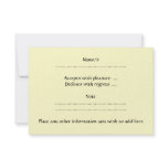 Cute Yellow Bird. Budgie. Canary. Custom invitations