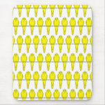 Cute Yellow Bird Pattern. Budgie. Canary. Custom mousepads