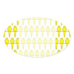 Cute Yellow Bird Pattern. Budgie. Canary. Custom stickers