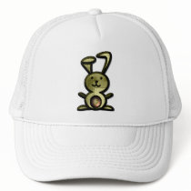 Cute Yellow Bunny Mesh Hats