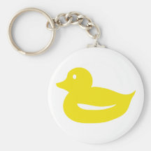 cute yellow duckling duck key chains