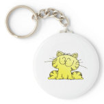 Cute Yellow Kitten keychains
