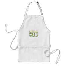 Cute, "Yesterday" 60th Birthday Apron
