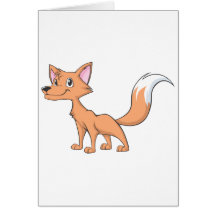 Cute Young Fox Greeting Cards