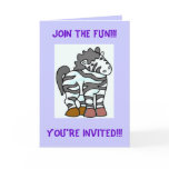 CUTE ZEBRA BABY SHOWER INVITATIONS cards