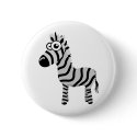 Cute zebra buttons