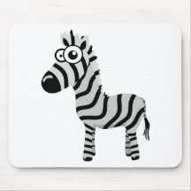 Cute zebra mouse pad