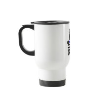 Cute zebra with a zipper coffee mug