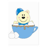 Cutelyn Baby Boy Snow Polar Bear Mug business cards