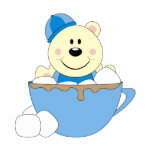 Cutelyn Baby Boy Snow Polar Bear Mug photo sculptures