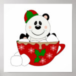 Cutelyn Christmas Mug Panda Bear