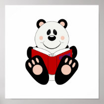 Cutelyn Reading Panda Bear