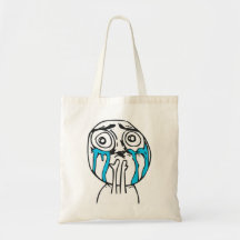 Cuteness Overload Cute Rage Face Meme Bag