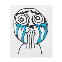 Cuteness Overload Cute Rage Face Meme Flyer Design
