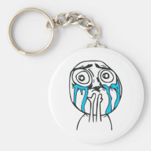 Cuteness Overload Cute Rage Face Meme Key Chains