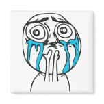Cuteness Overload Cute Rage Face Meme Fridge Magnet