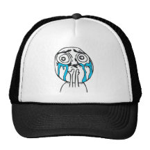 Cuteness Overload Cute Rage Face Meme Mesh Hat