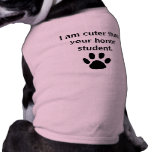 Cuter than your honour student doggie-t pet clothing