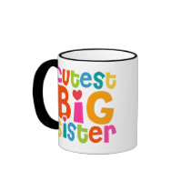 Cutest Big Sister Coffee Mugs