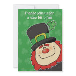 CUTEST LEPRECHAUN St. Patricks Day Invitation