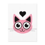 Cutest Pink Cat postcards