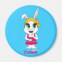 Cutesy Bunny™ Magnet